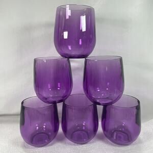 12 - Caspari Acrylic 12 Oz Tumbler Gift Set in Amethyst Tones Purple … Beautiful